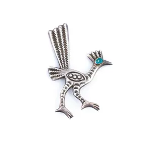 1940s Rooster Navajo Pin