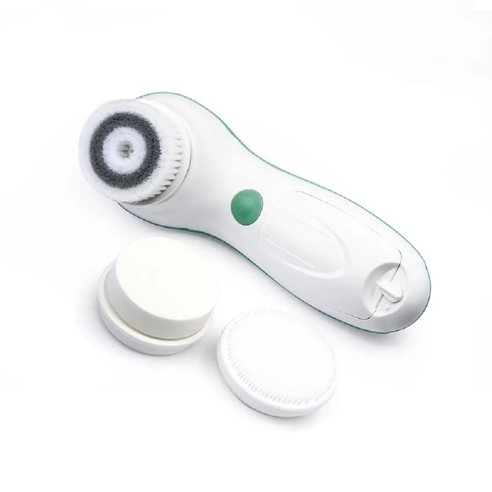 3 in1 Rotating Facial Cleansing Brush, 2 Speed Setting With Storage