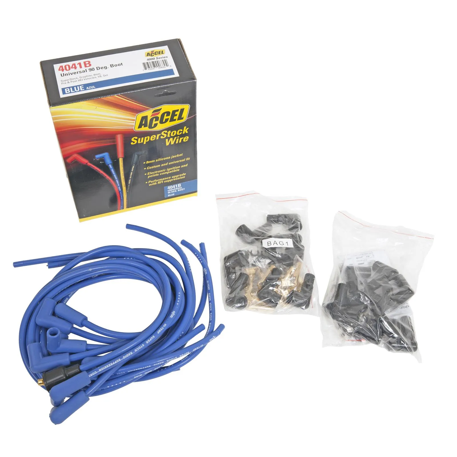 ACCEL SuperStock 4000 Series Spark Plug Wire Sets 4041B