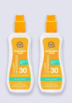 Australian Gold Clear Spray Gel SPF 30 237ml - 2 Pack Saver