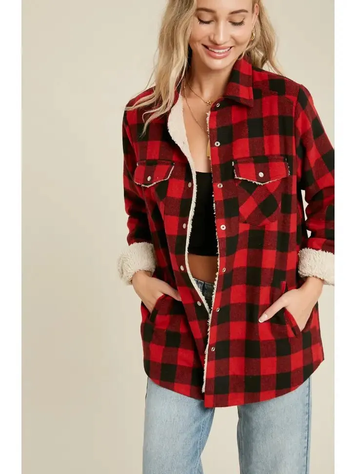 Cozy Cabin Buffalo Plaid Shacket