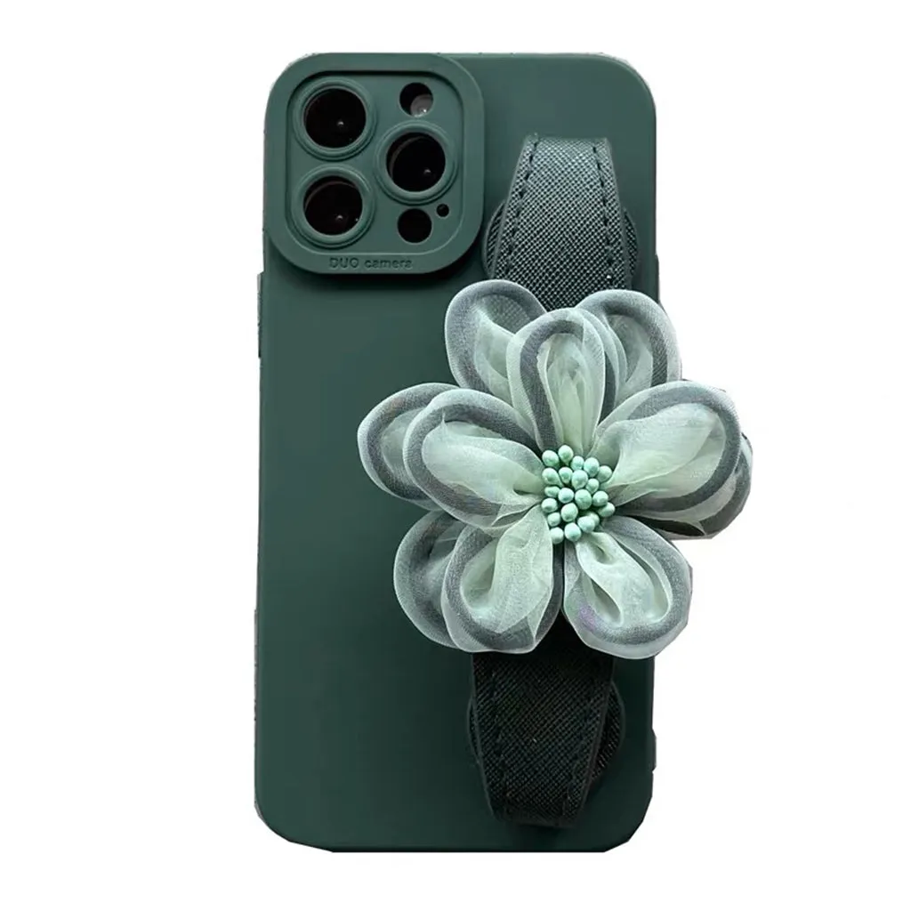 Flower Wristlet Phone Case