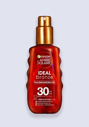 Garnier Ambre Solaire Ideal Bronze Tan Enhancing Sun Oil SPF 30 150ml