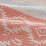 Gilao Beach Towel [Light powder pink/Papaya/Ice blue]