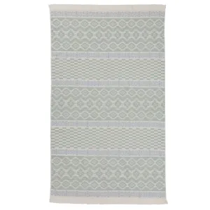 Gilao Beach Towel [Natural white/Light grey green/Light grey blue]