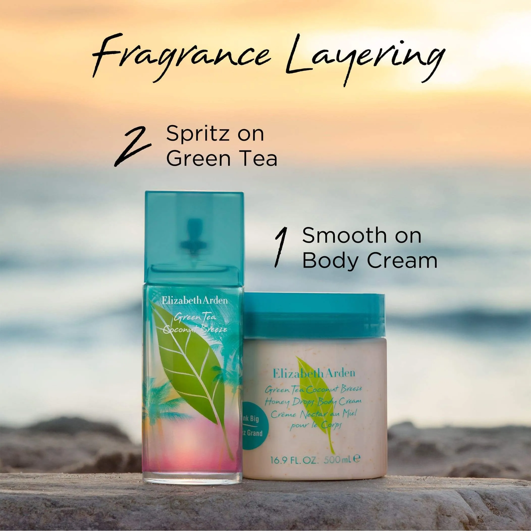 Green Tea Coconut Breeze Honey Drop Body Cream