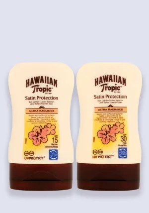 Hawaiian Tropic Satin Protection SPF Travel Bundle