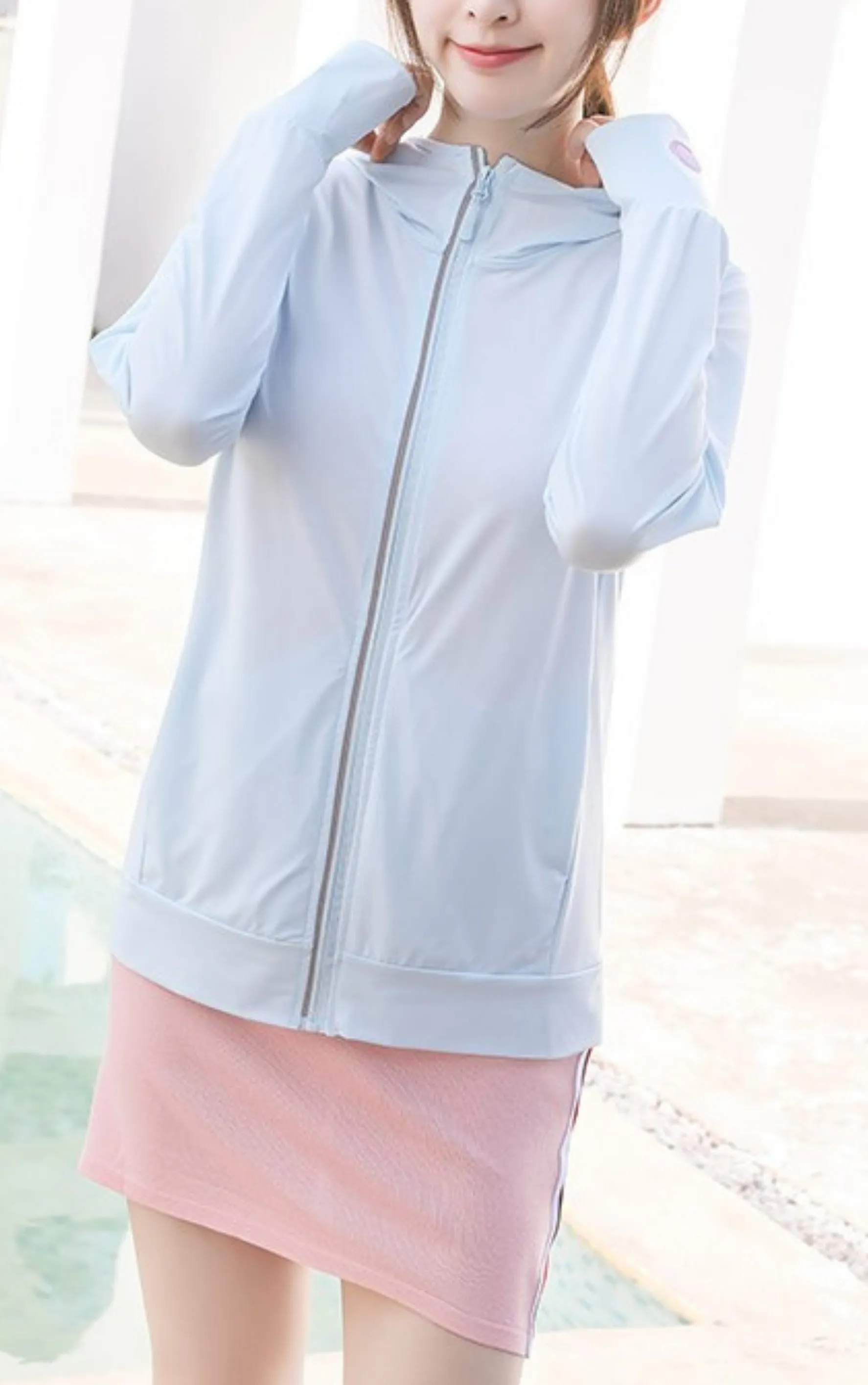 Long Sleeve Lightweight Sun Protection Hoodie #72288