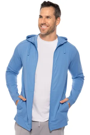 Men's LumaLeo Zip-Up Hoodie | Clear Sky Blue