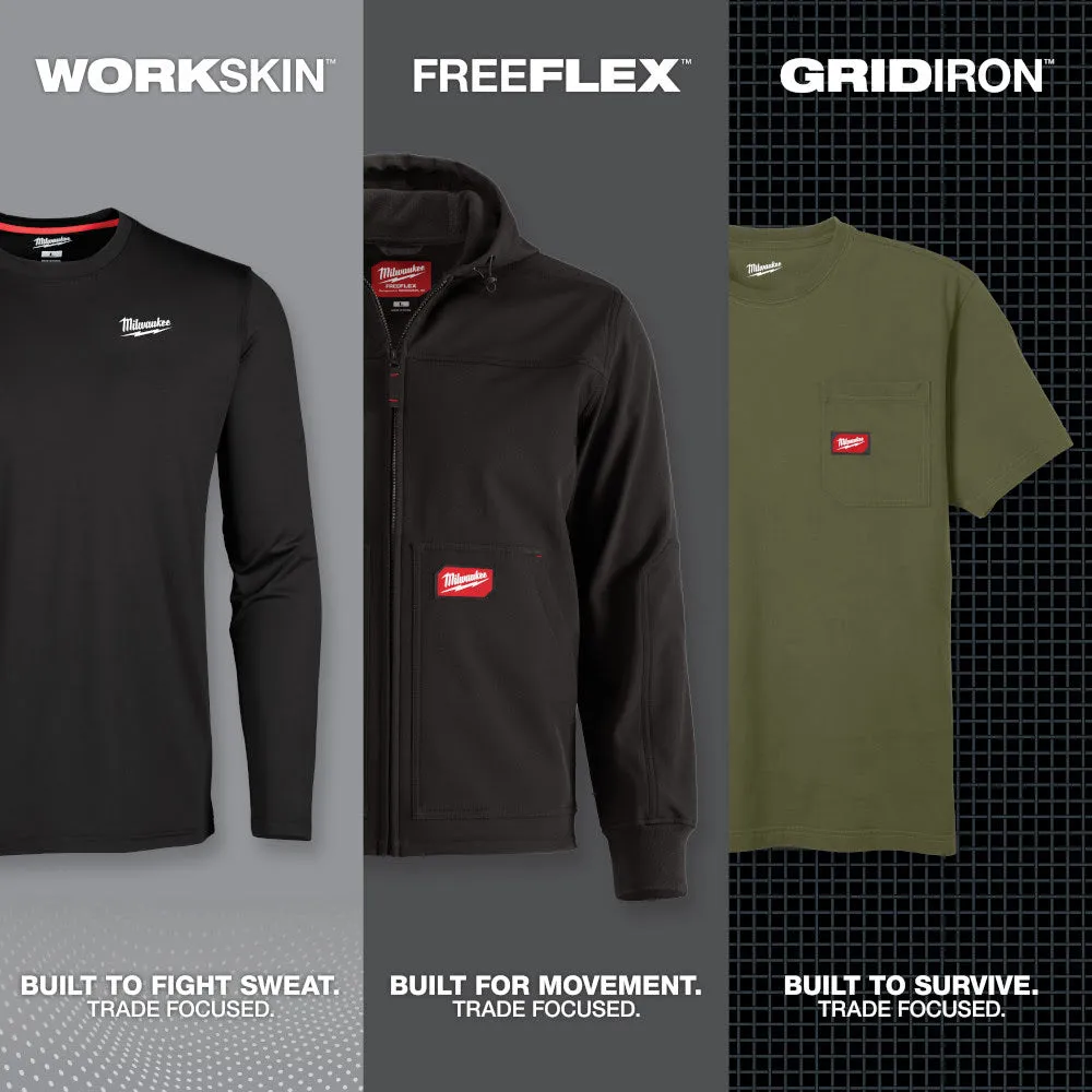 Milwaukee M550N-2X WORKSKIN Hooded Sun Shirt - SANDSTONE 2X