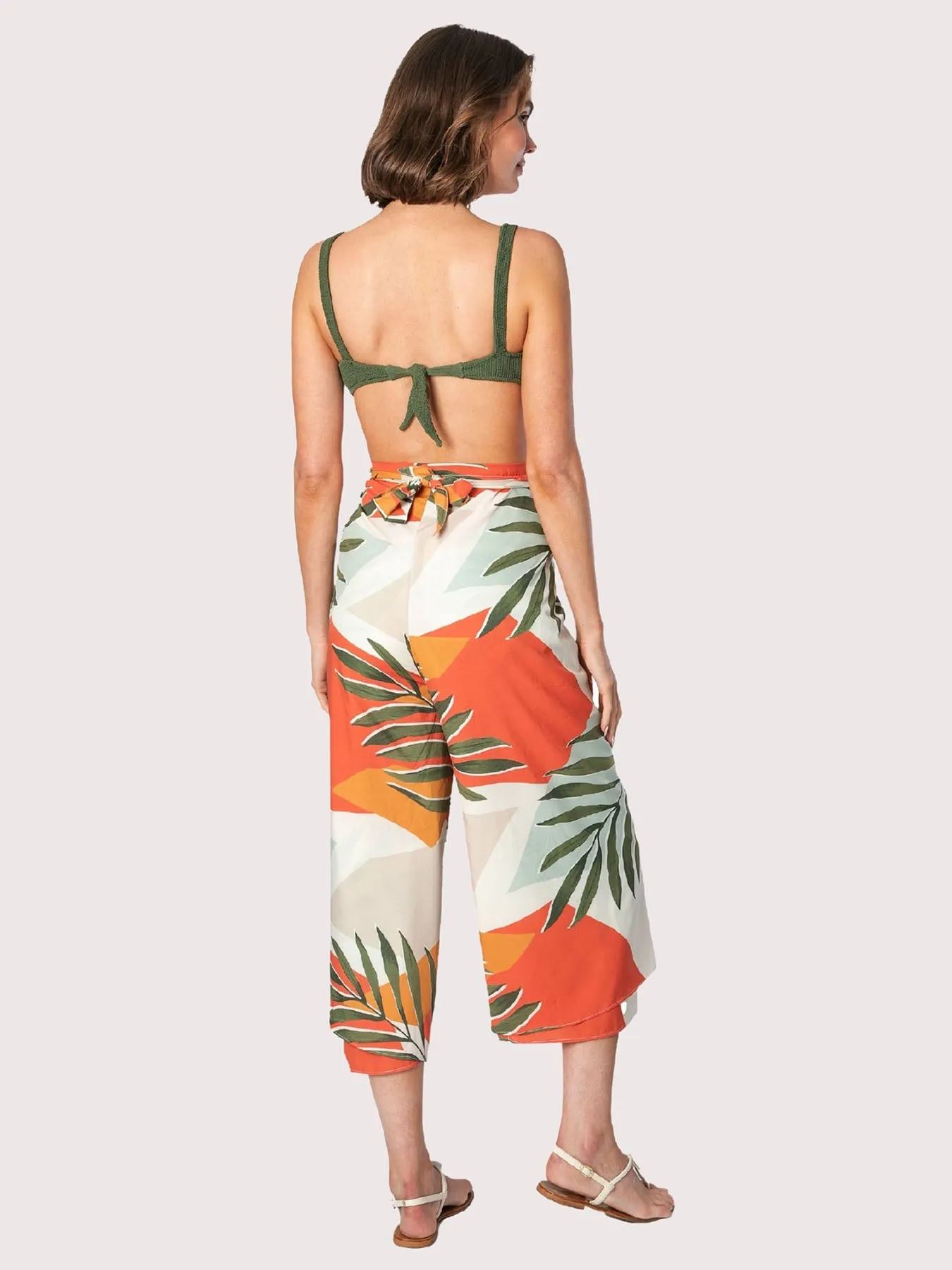 Multi-wear Sarong Cover-up, Tropical Print