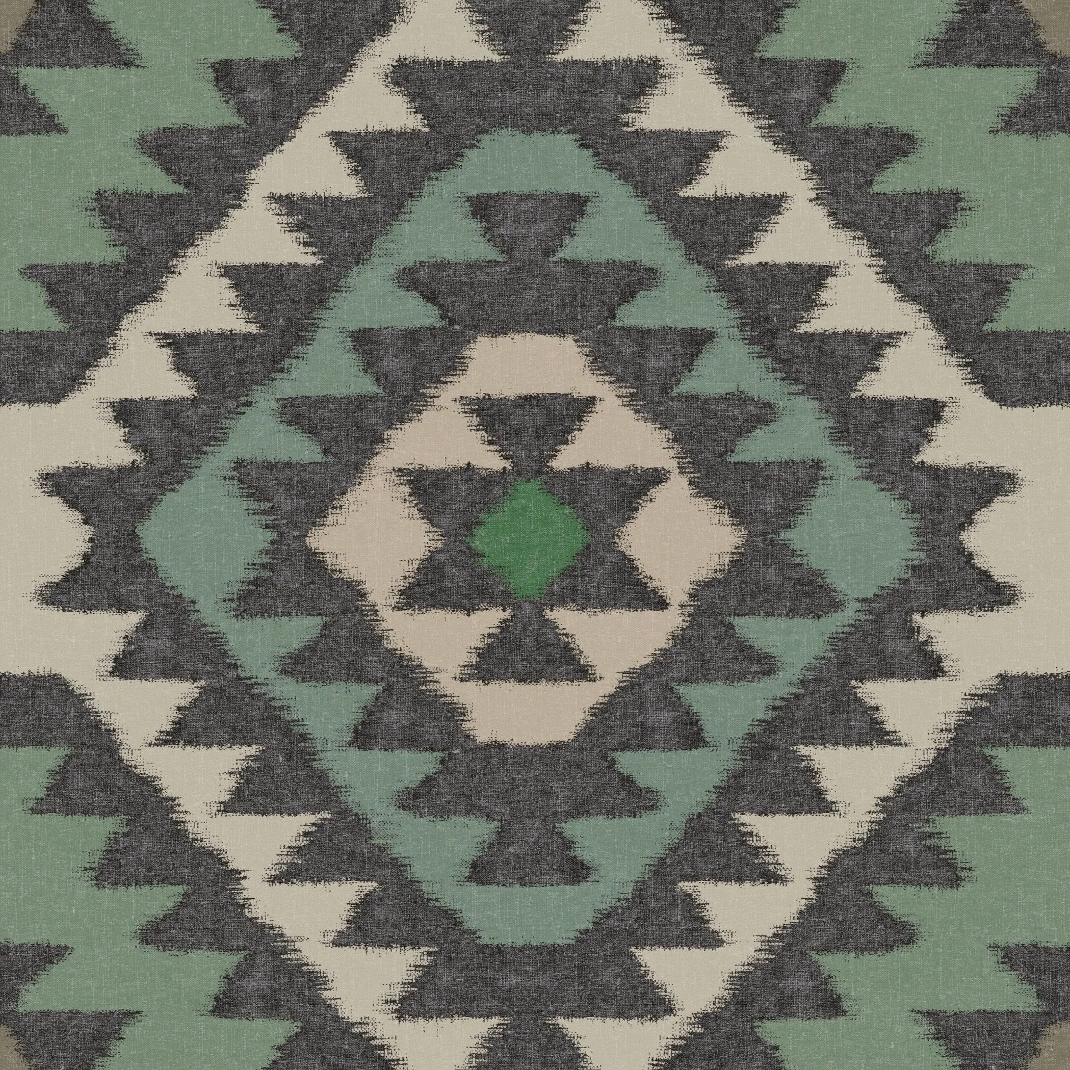 Navajo Wallpaper - Black / green