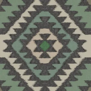 Navajo Wallpaper - Black / green