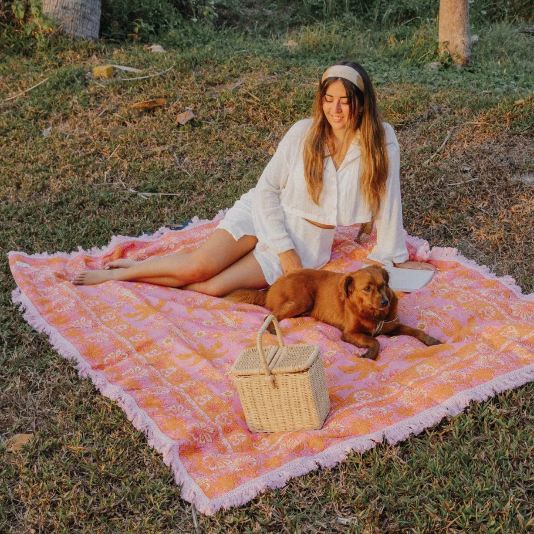 Palma Woven Picnic Rug XL