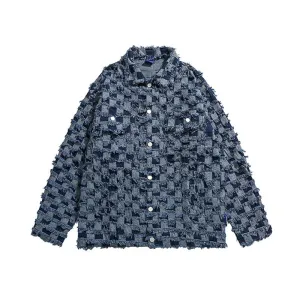 Pre Order:  Snowflake Loose Denim Jacket