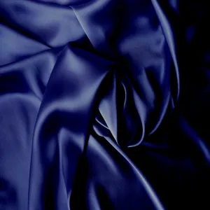 Revitalize How Your Hair, Skin Feels. Sapphire Blue Satin Pillowcase.