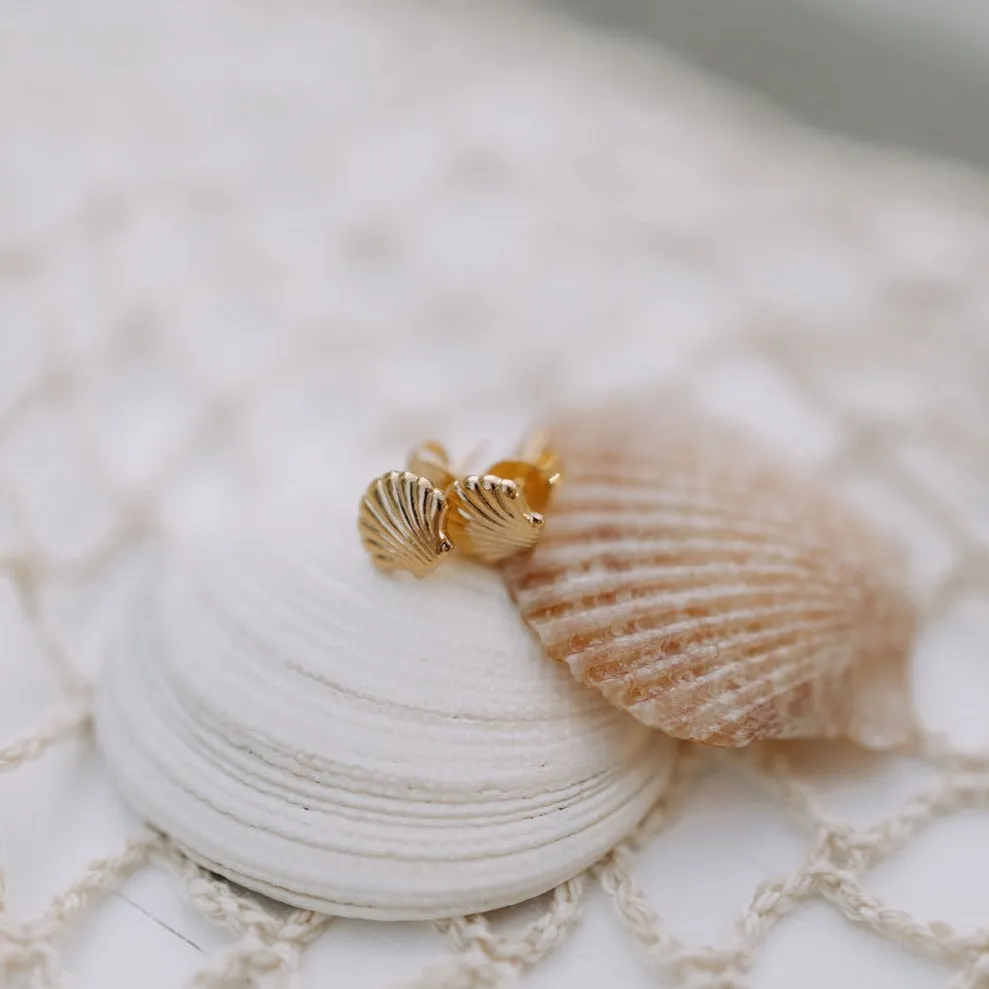 Sea Shell Studs