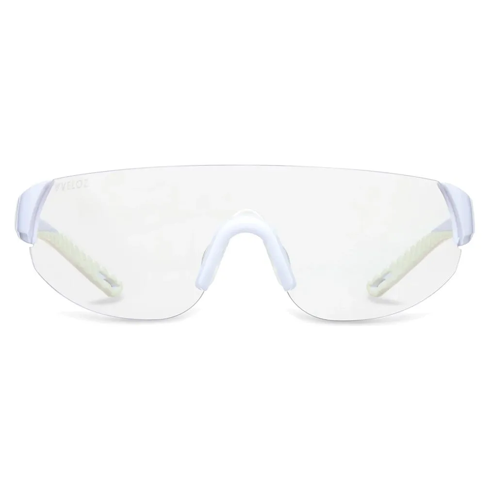 Shield Pickleball Eyewear White and Perfectly Clear