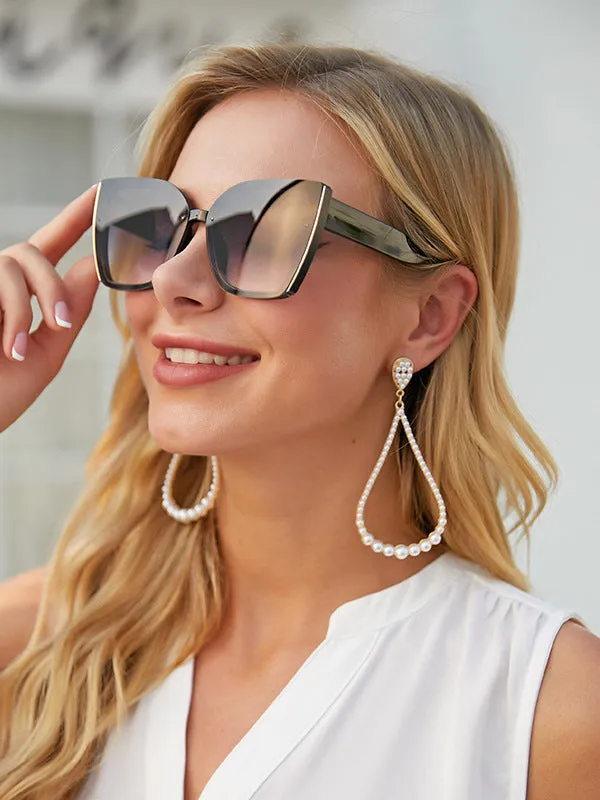 Sun-Protection Geometric Sunglasses Accessories