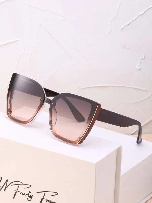 Sun-Protection Geometric Sunglasses Accessories