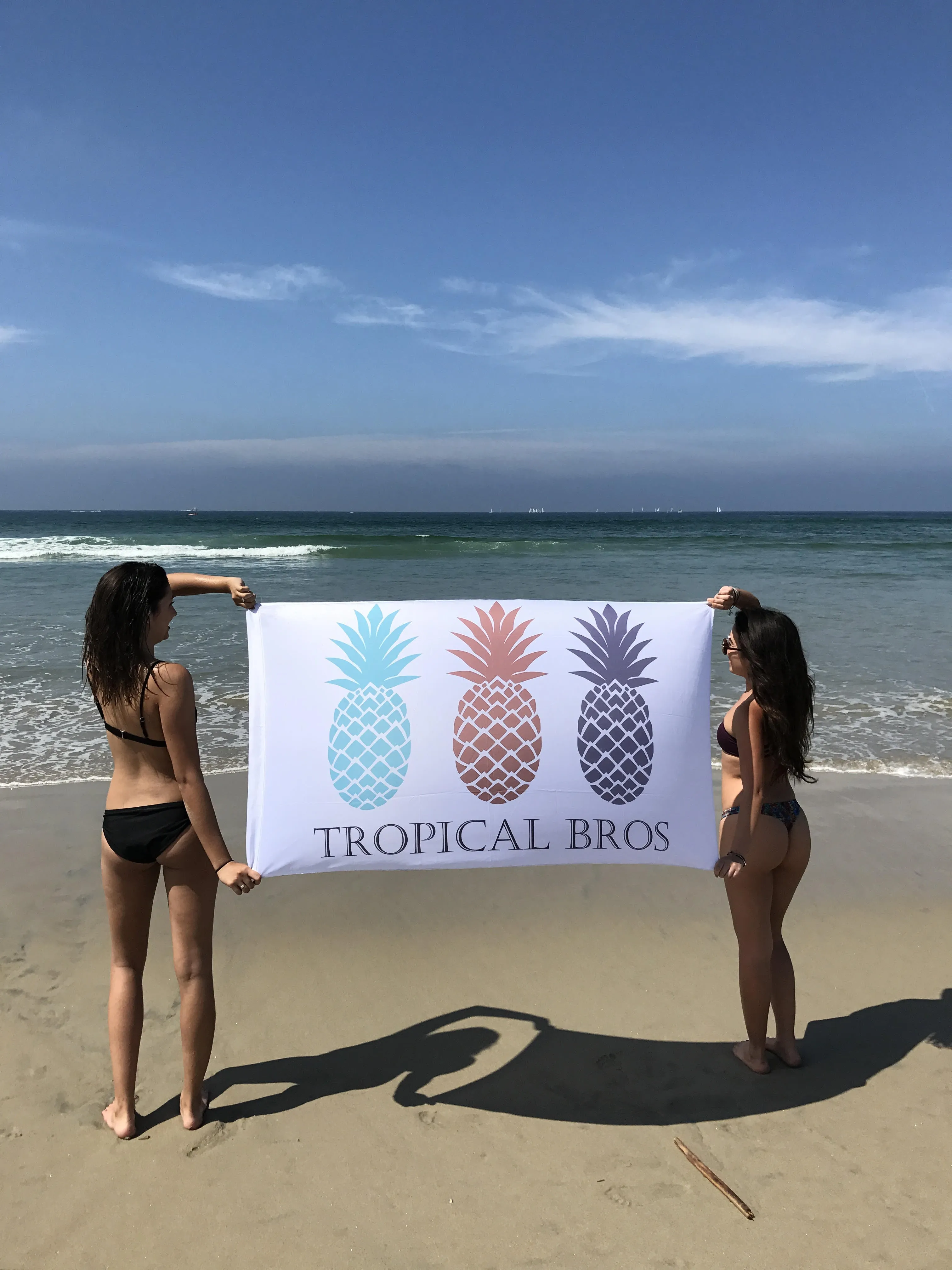 Tropical Bros Logo Flag