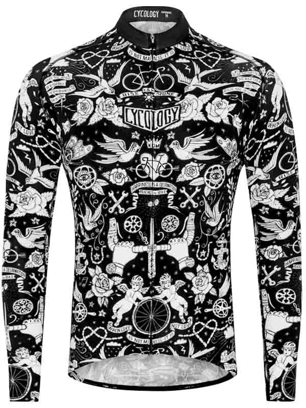 Velo Tattoo Men's Summer Long Sleeve Jersey