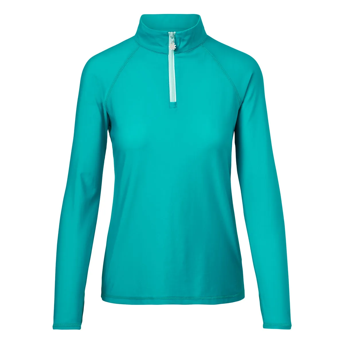 Women's Long Sleeve Quarter Zip Sun & Swim Shirt